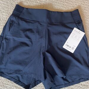 Athleta Dark Blue Brooklyn Athletic Shorts